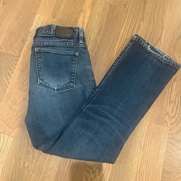 Ralph Lauren green Label Women's low rise boot cup Jean size 8P. F